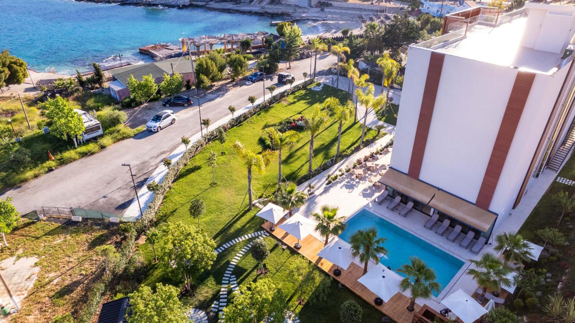 Euro Hotel Ksamil Bagian luar foto
